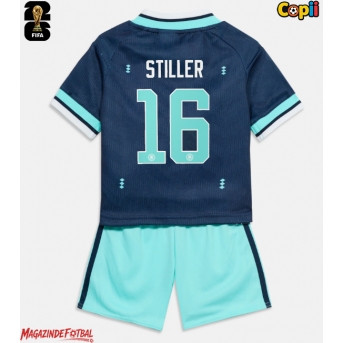 Germania Angelo Stiller #16 Echipament de Fotbal Replică Mondial 2026 Copii Deplasare (+ Șorturi)